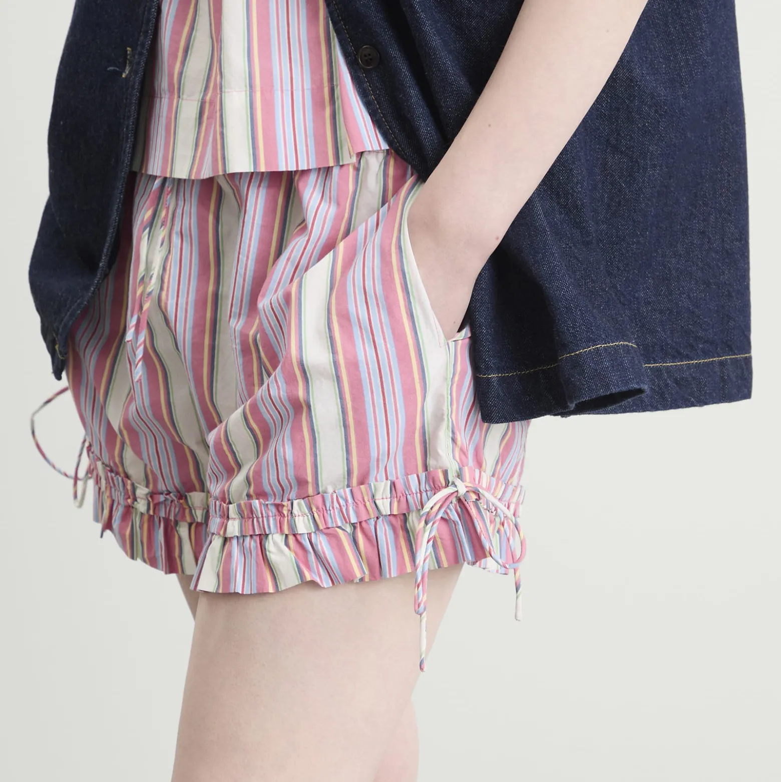Damson Madder Mafalda Frilly Tie Bloomer