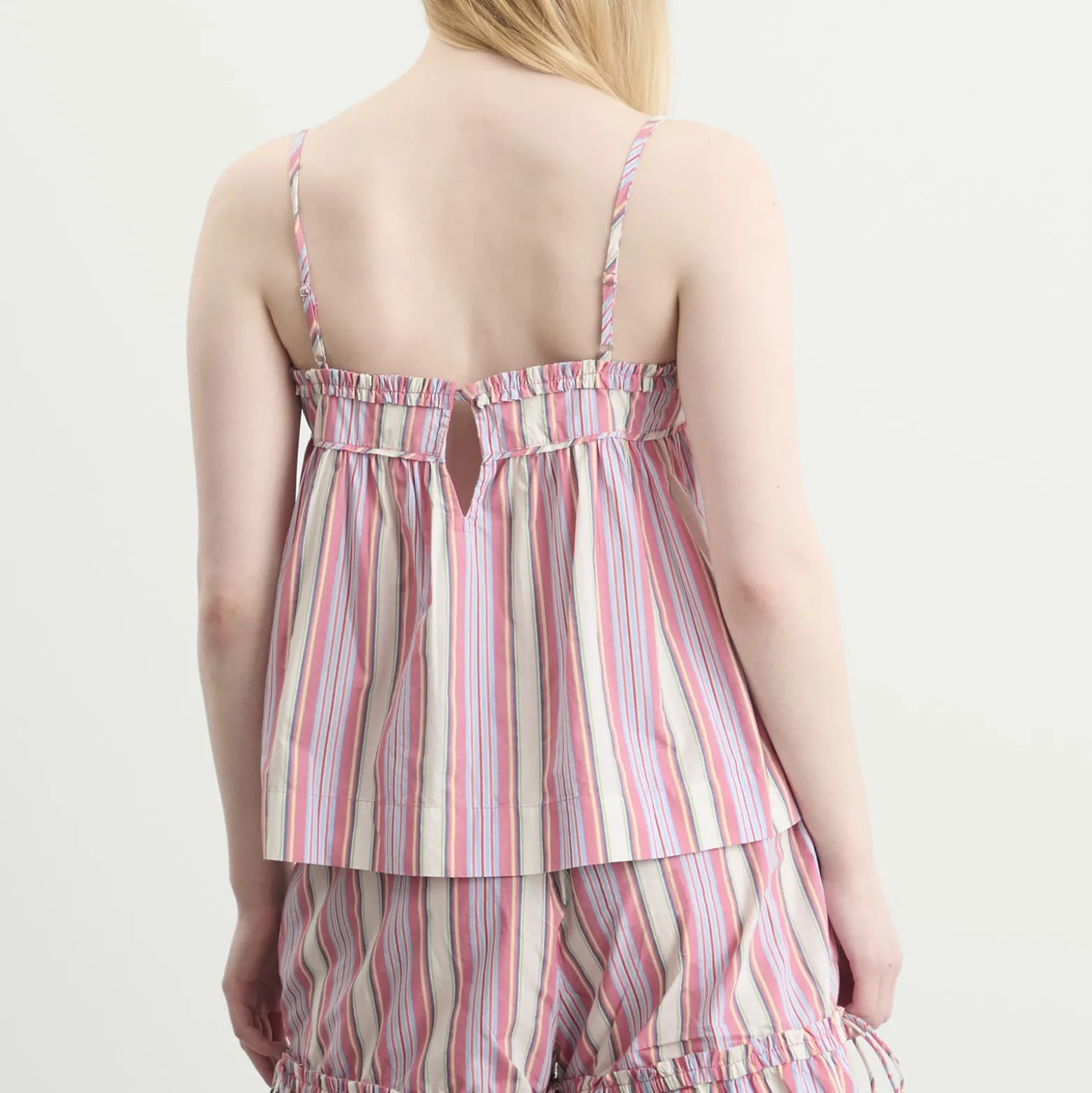 Damson Madder Mafalda Ruffle Neck Top