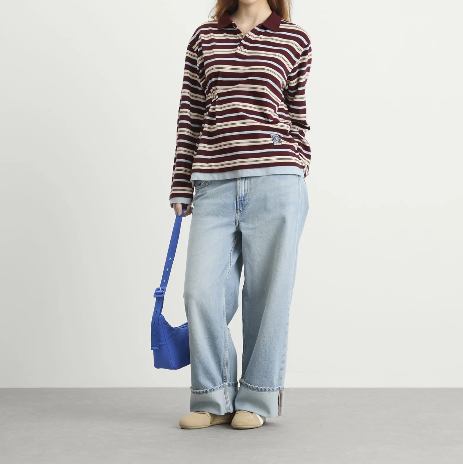 Damson Madder Noah Cinch Layered Rugby Shirt