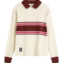 Damson Madder Olina Placement Stripe Rugby Shirt
