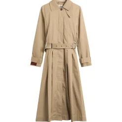 Damson Madder Sofia Pleated Trench Coat