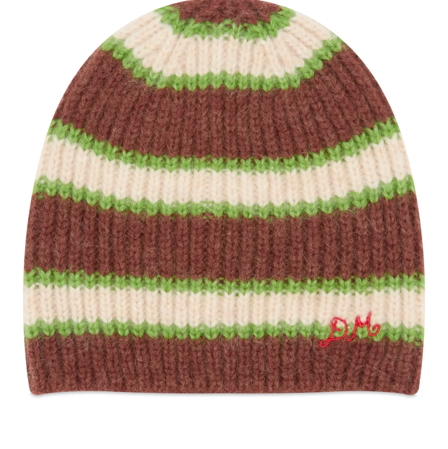 Damson Madder Stripe Beanie