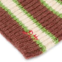 Damson Madder Stripe Beanie