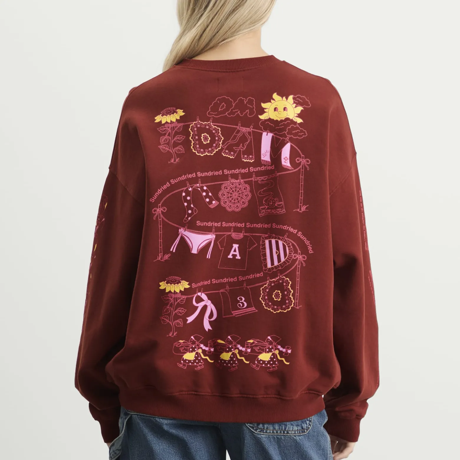 Damson Madder Sundried Washing Line Sweatshirt