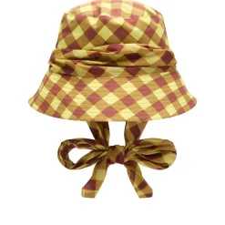 Damson Madder Sunhat With Tie