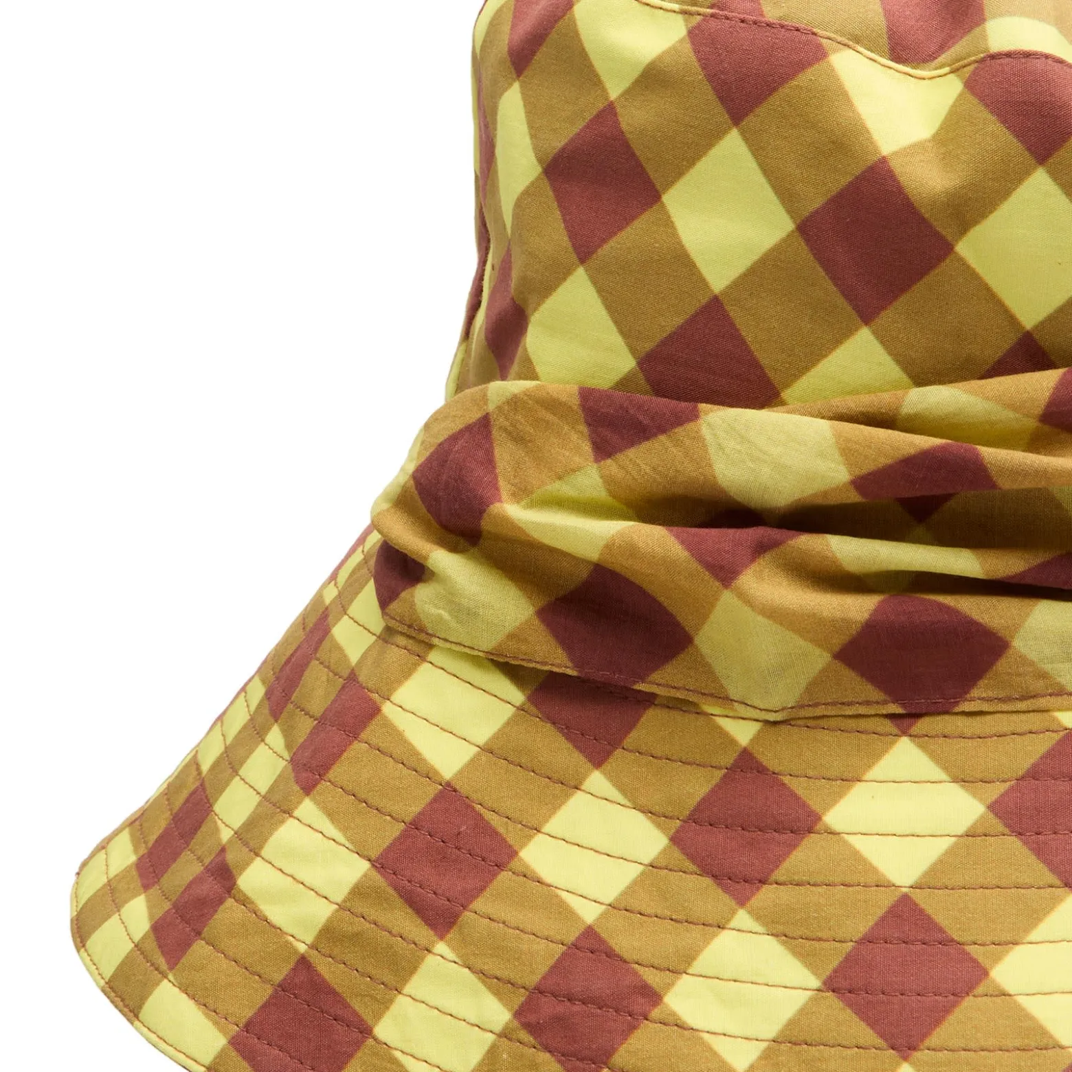 Damson Madder Sunhat With Tie