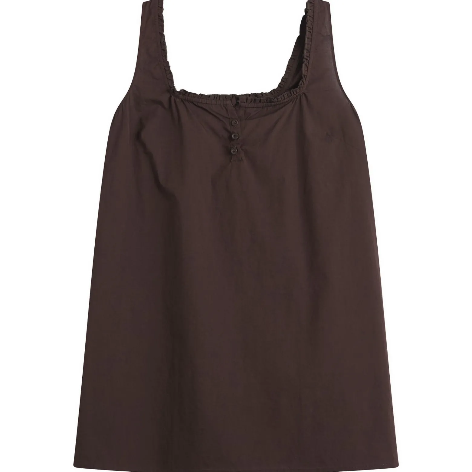 Deiji Studios Button Frill Mini Dress