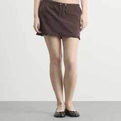 Deiji Studios Flounce Mini Skirt