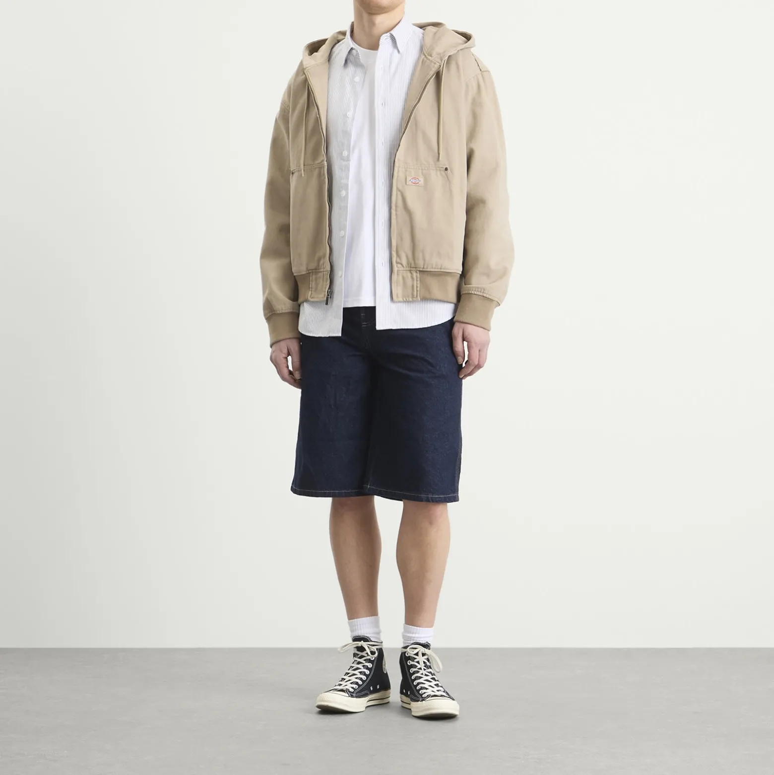 Dickies Unlined Canvas Hooded Bomber Jacket