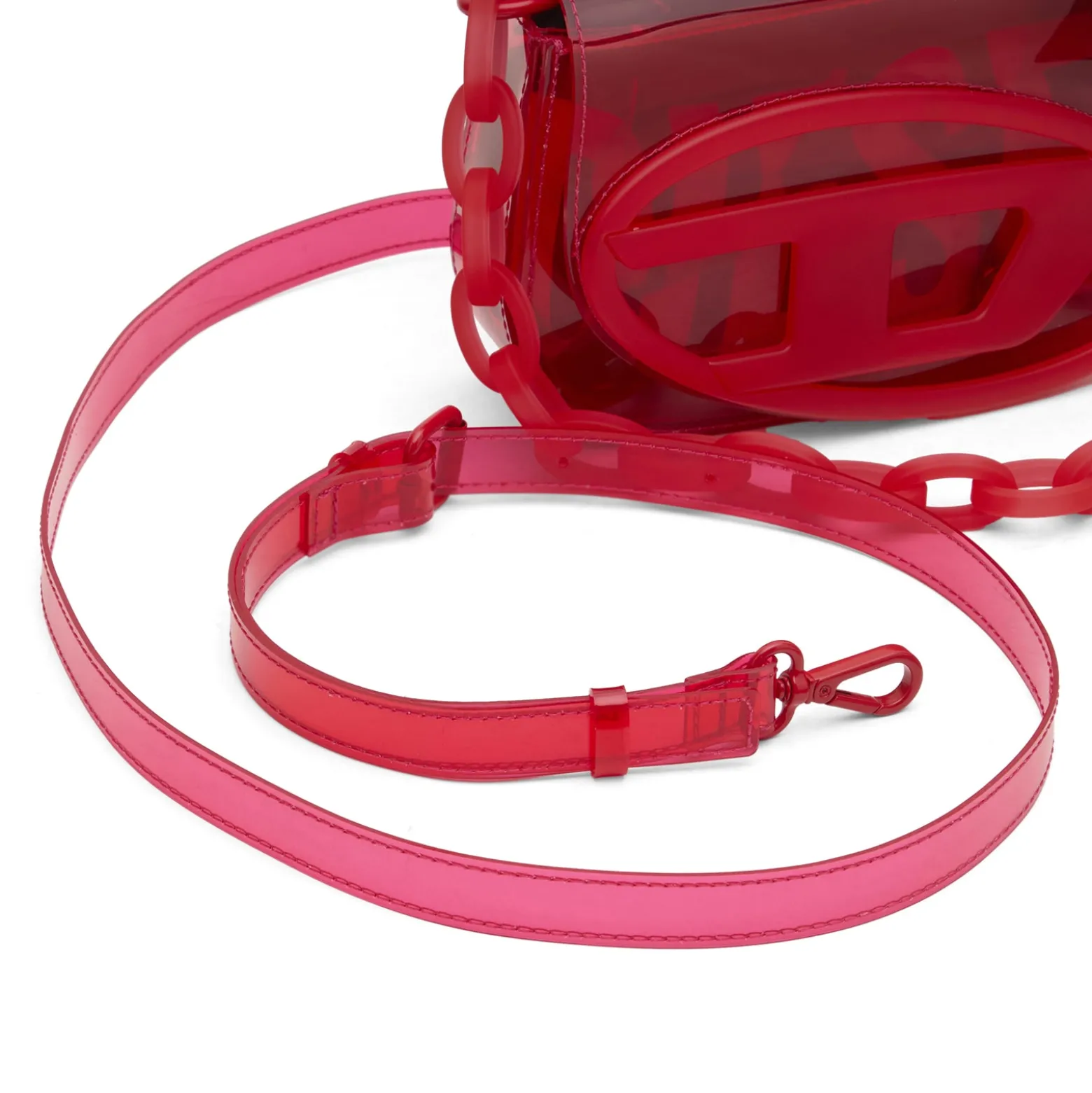 Diesel 1DR Logo Perspex Handbag