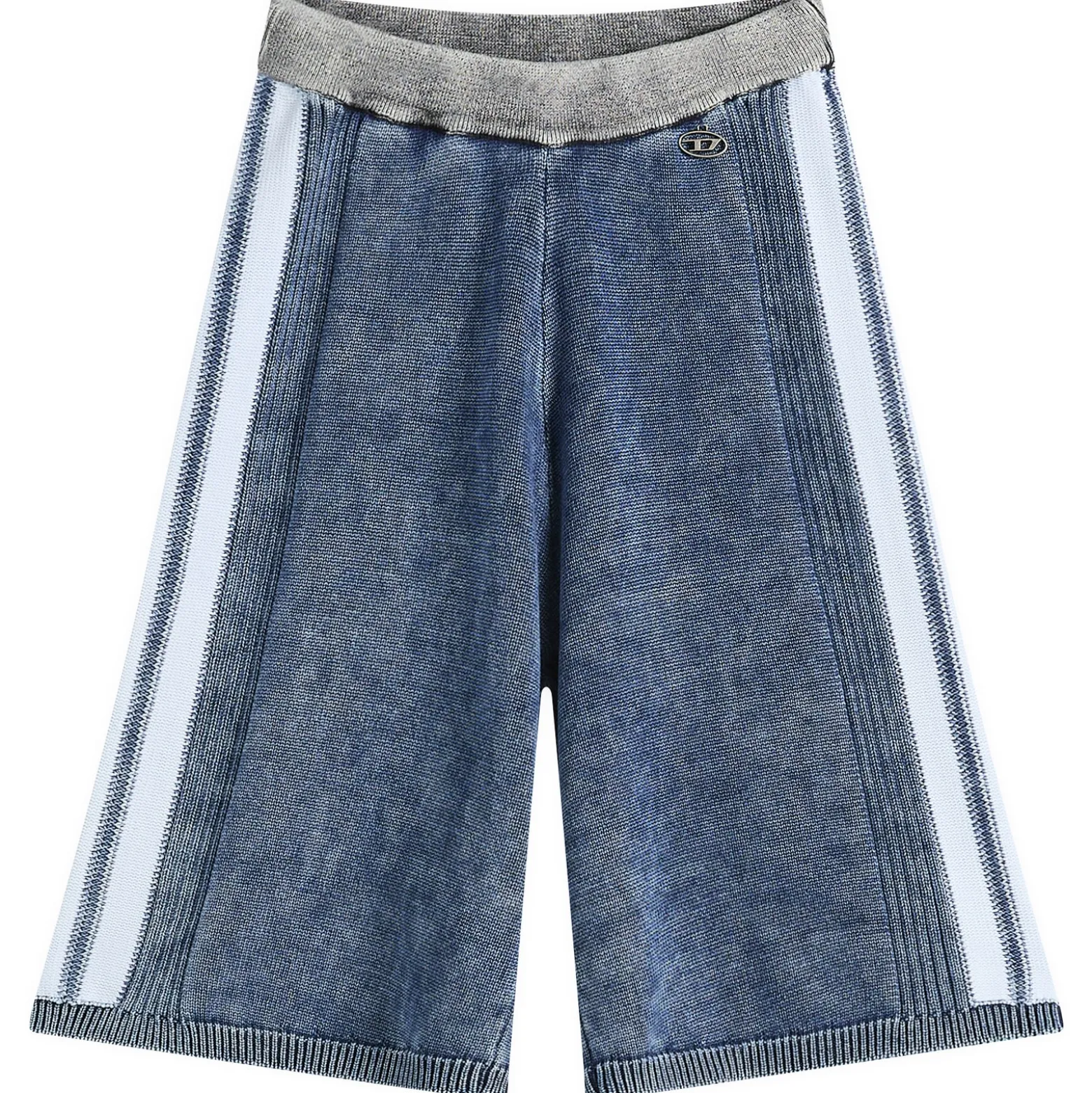 Diesel M-Esther Ribbed Denim Shorts