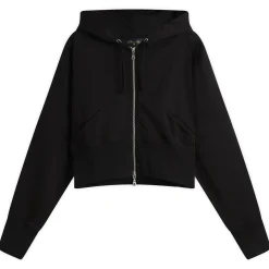 Dime Cropped Zip Hoodie