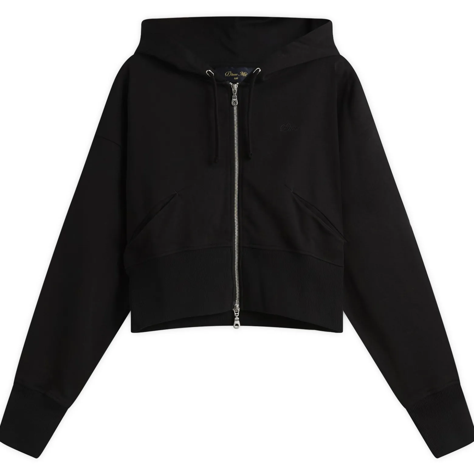 Dime Cropped Zip Hoodie