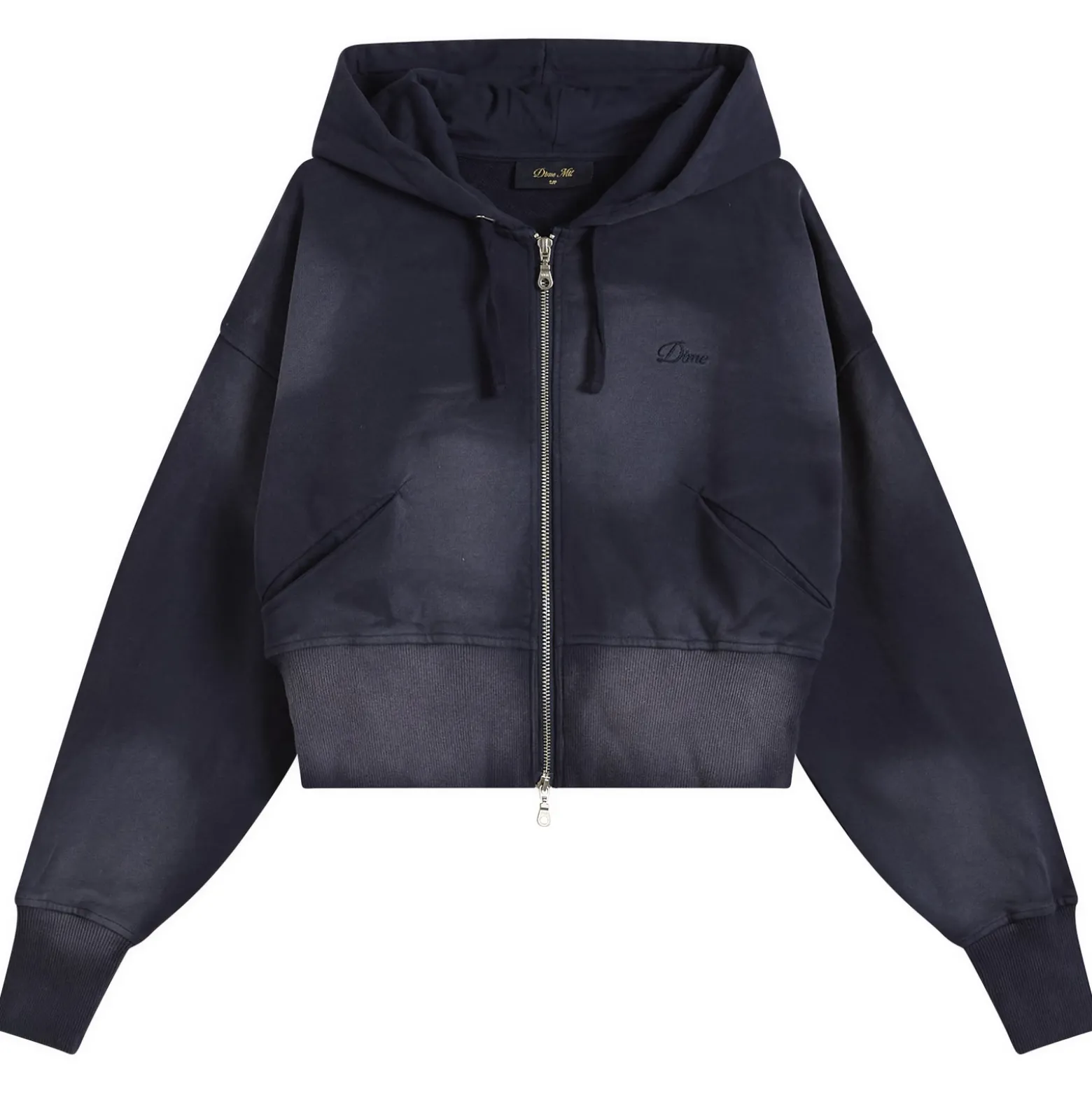 Dime Crop Zip Hoodie