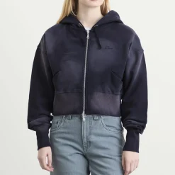 Dime Crop Zip Hoodie