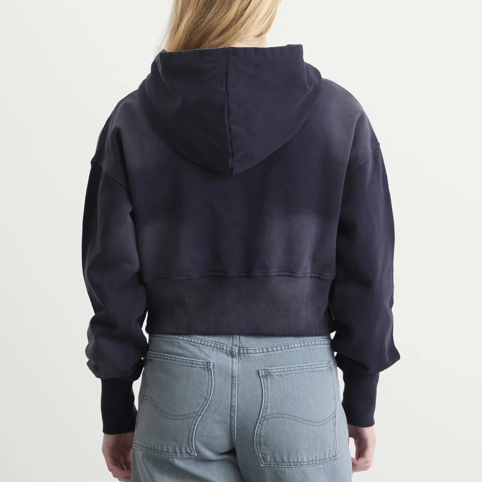 Dime Crop Zip Hoodie