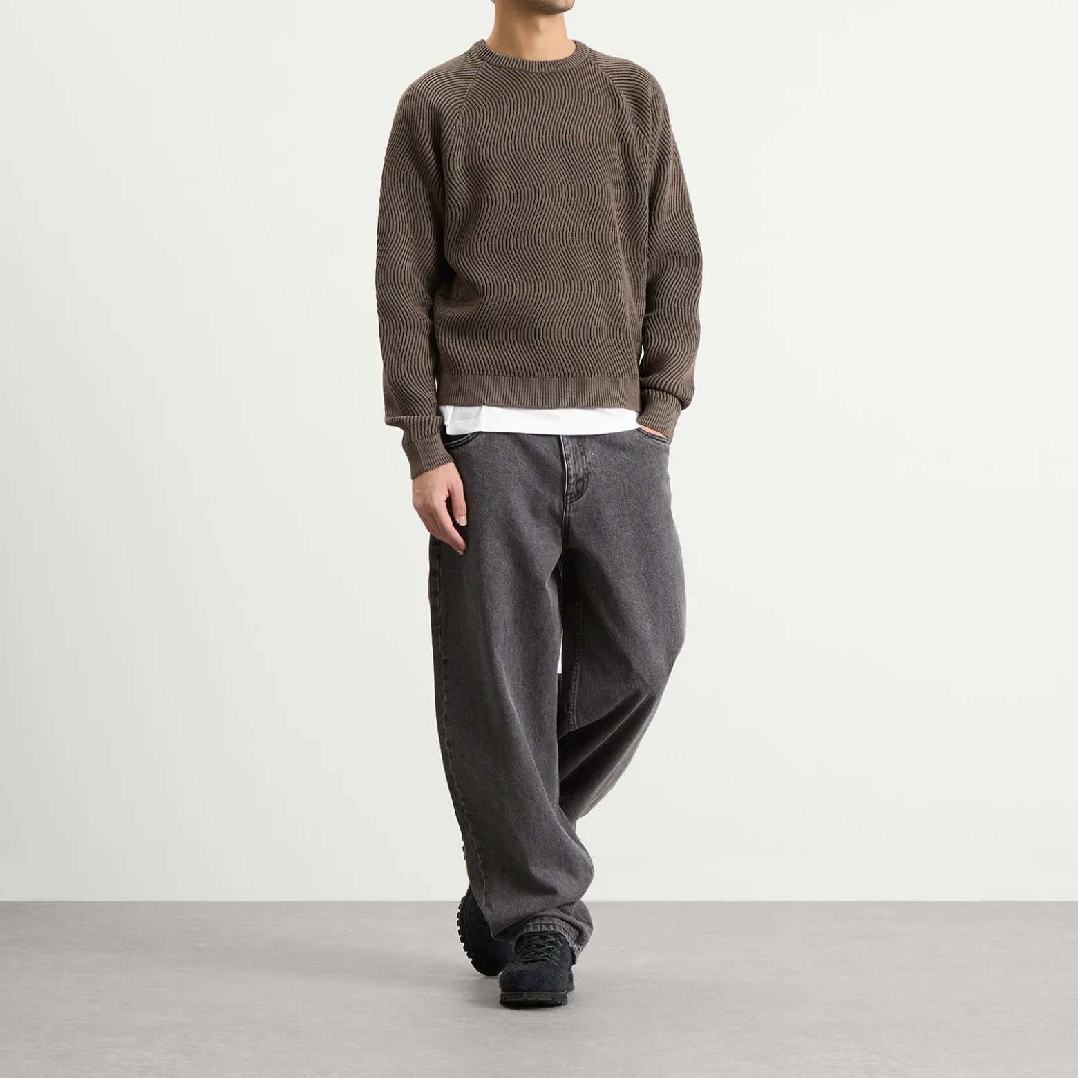 Dime Wave Knit Sweater