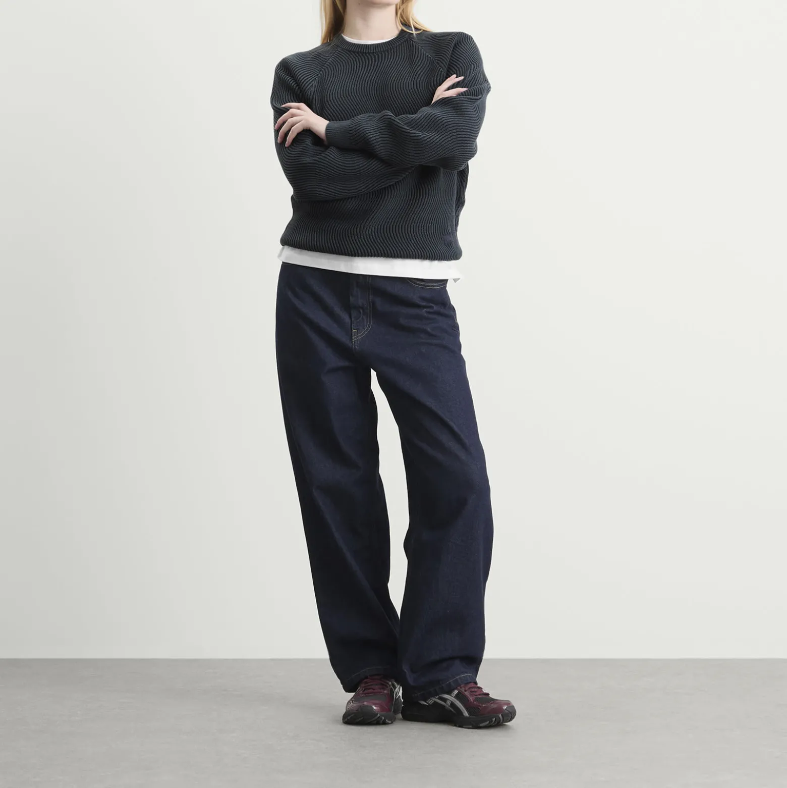 Dime Wave Knit Sweater