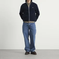 Drake's Boucle Wool Fleece Jacket