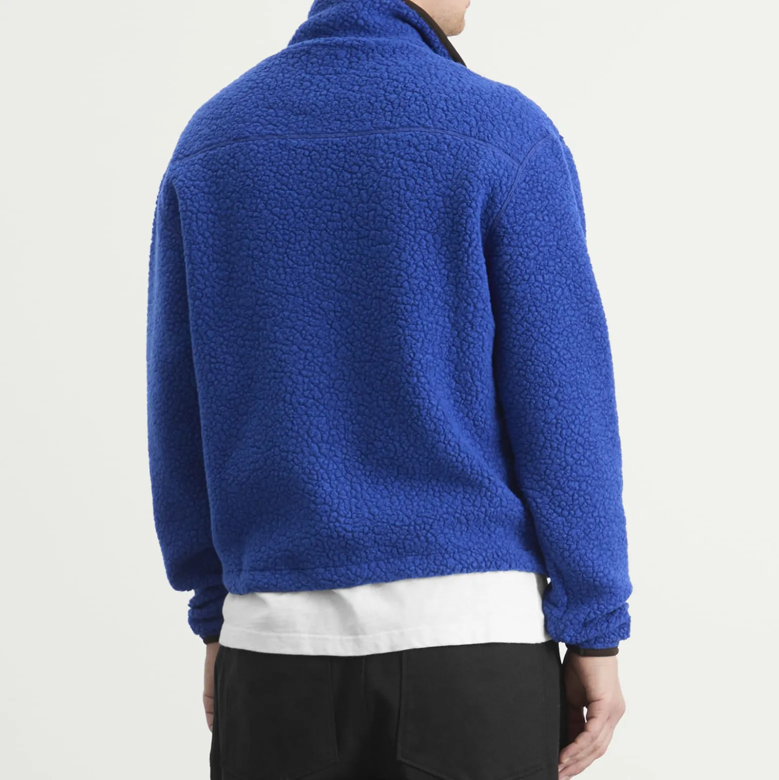 Drake's Boucle Wool Zip Fleece Jacket