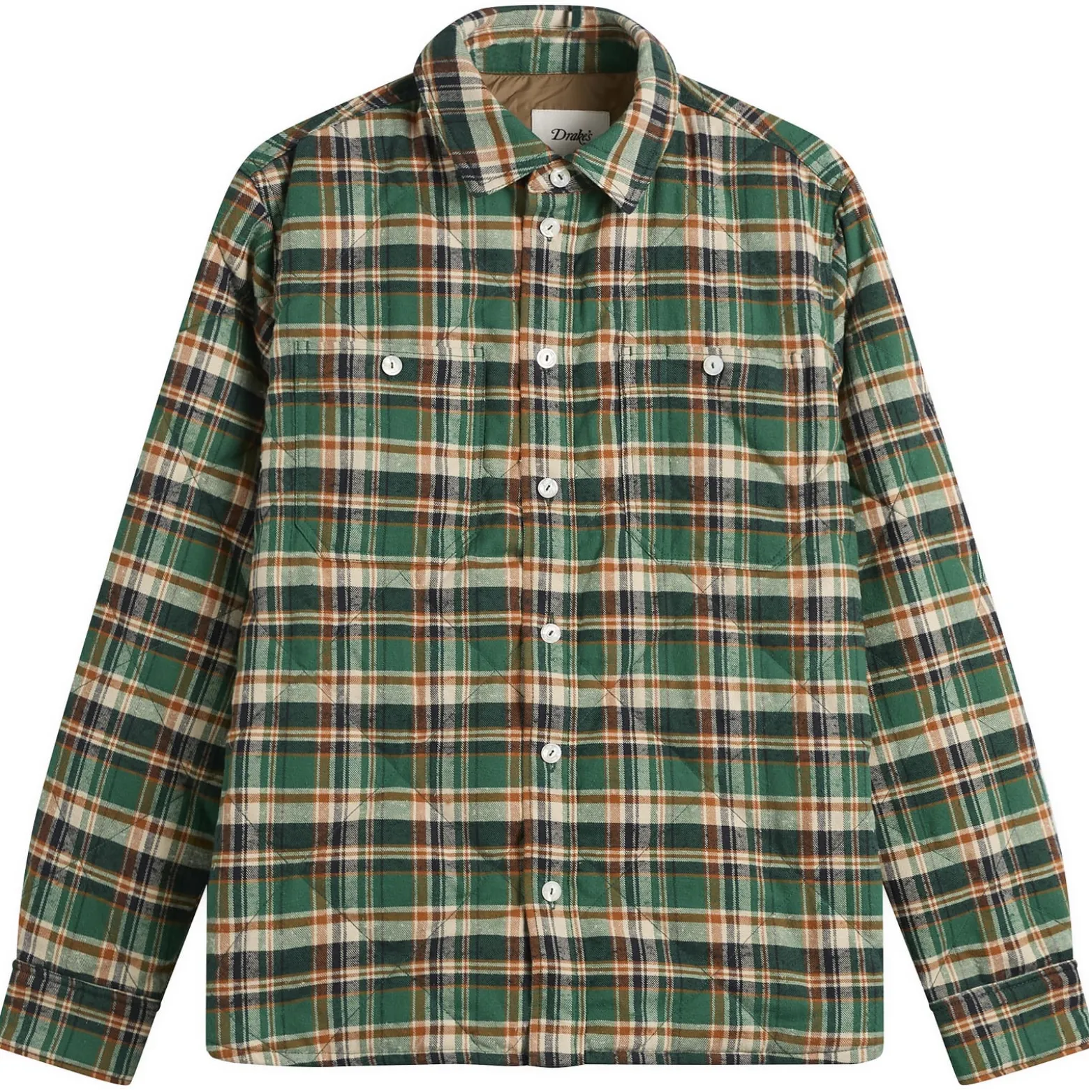 Drake's x Nanga Quilted Shirt
