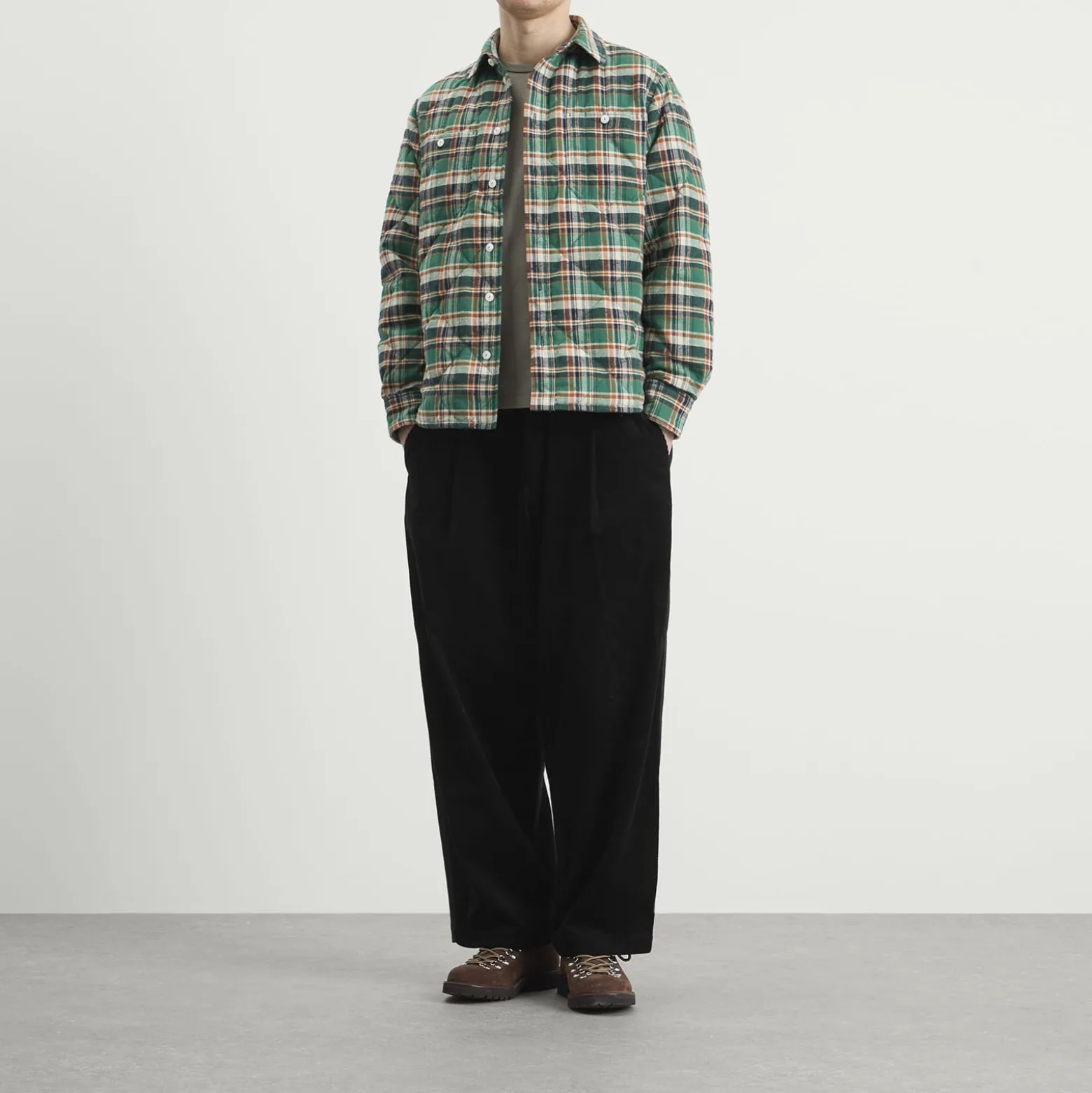 Drake's x Nanga Quilted Shirt