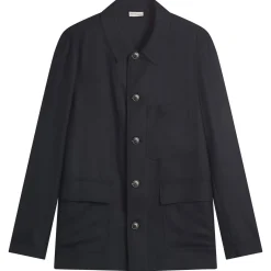 Dries Van Noten Pinstripe Worsted Wool Jacket