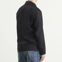 Dries Van Noten Pinstripe Worsted Wool Jacket