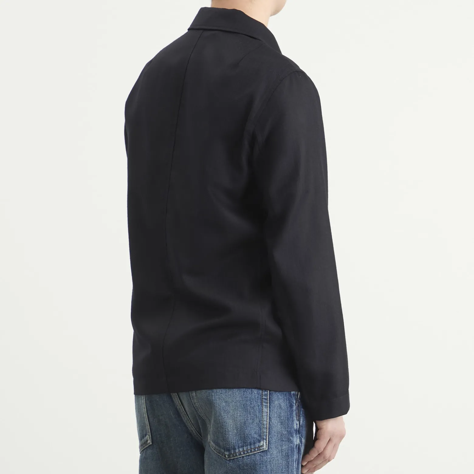 Dries Van Noten Pinstripe Worsted Wool Jacket