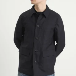 Dries Van Noten Pinstripe Worsted Wool Jacket