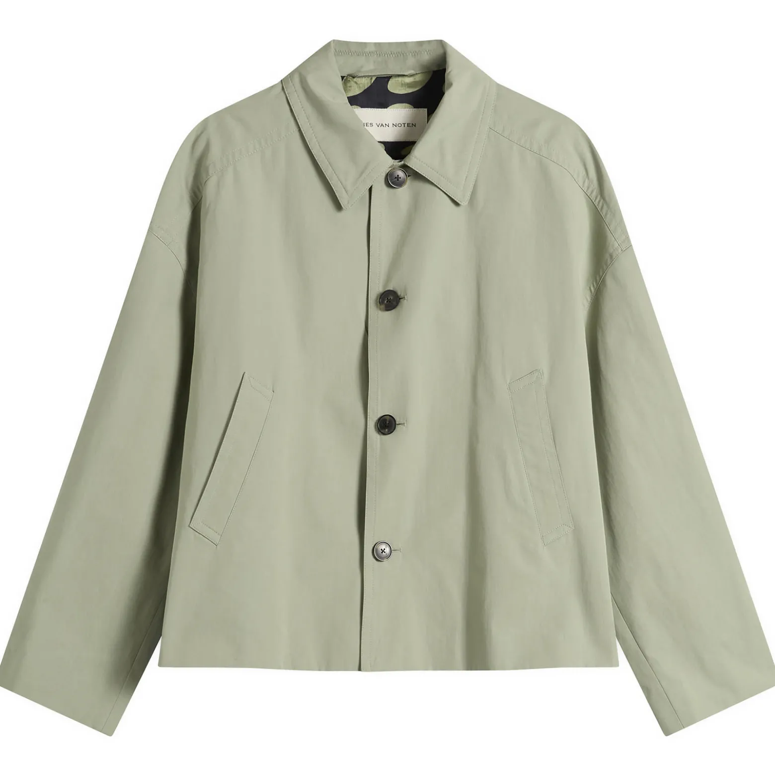 Dries Van Noten Washed Heavyweight Cotton Jacket