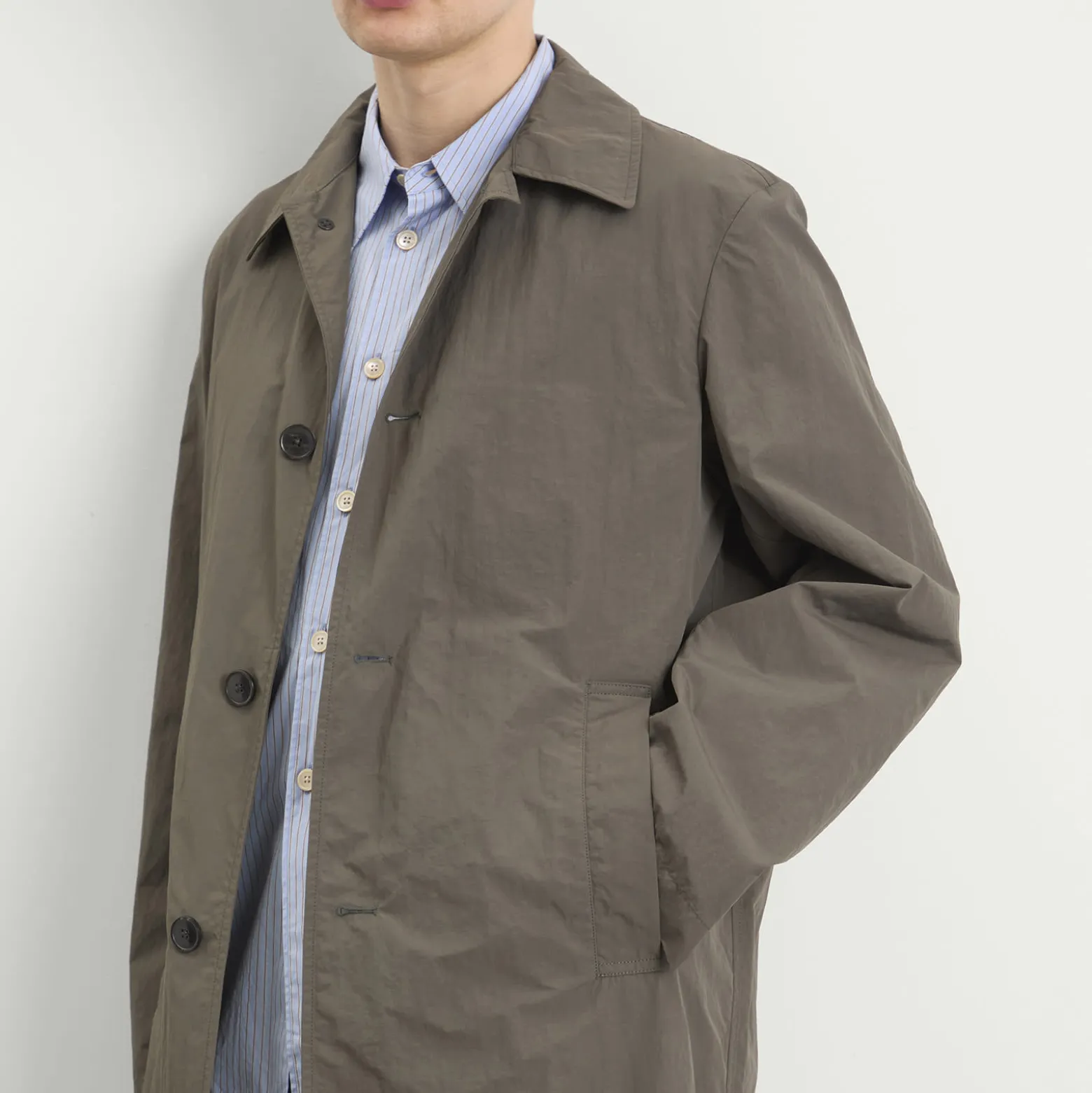 Dries Van Noten Washed Water Repellent Trench