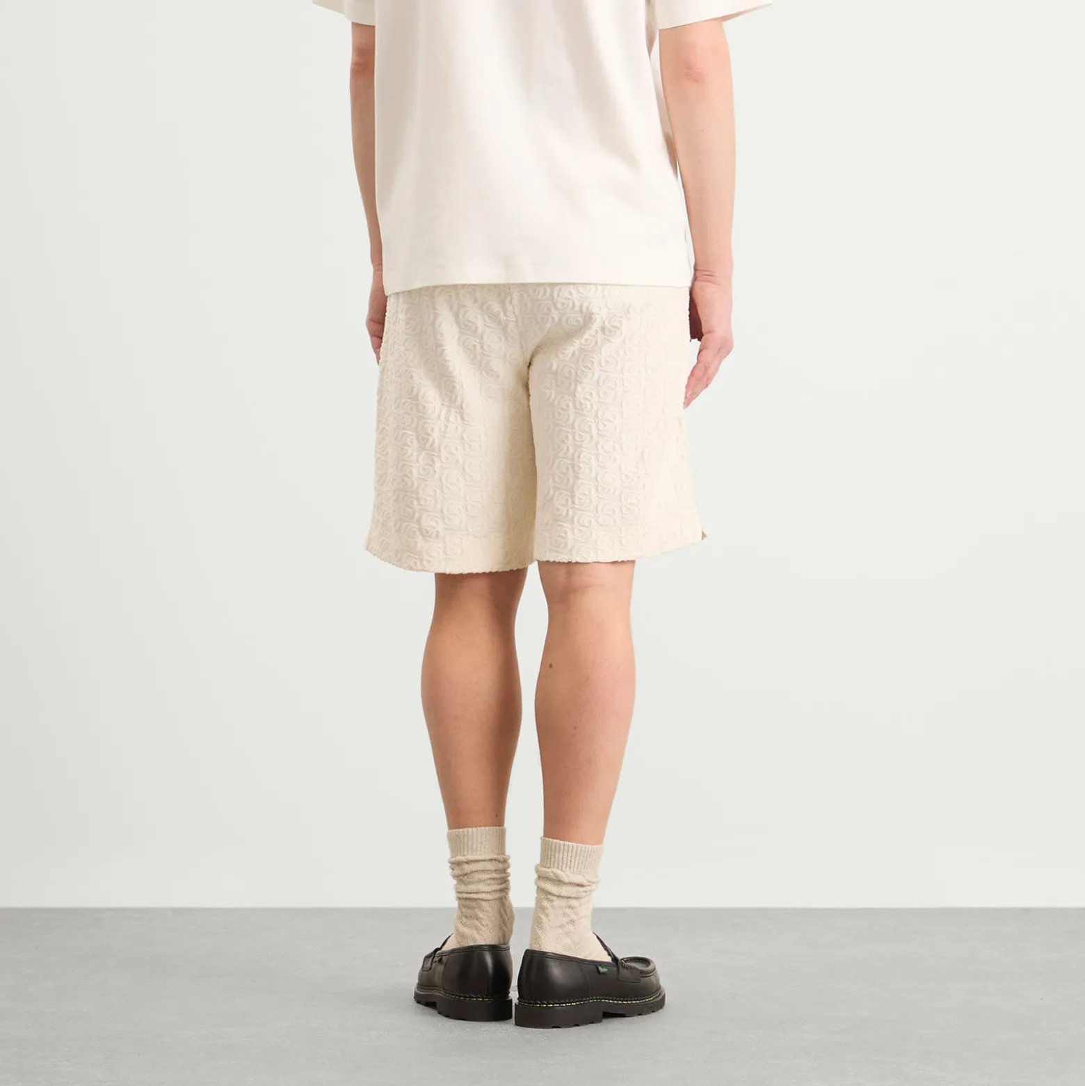 Drôle de Monsieur Monogramme Towelling Shorts