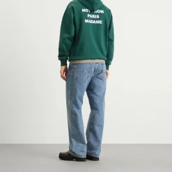 Drôle de Monsieur Not From Paris Madame Slogan Hoodie