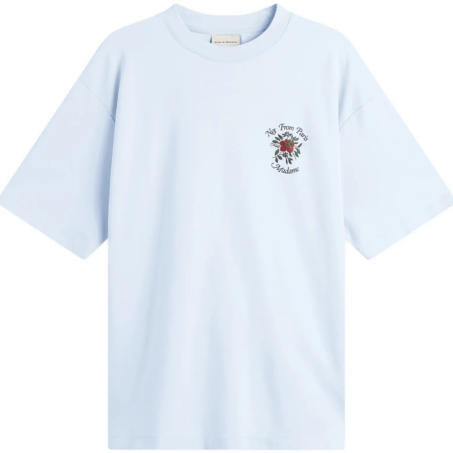 Drôle de Monsieur Rose Slogan T-Shirt
