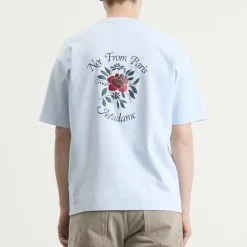 Drôle de Monsieur Rose Slogan T-Shirt