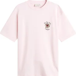 Drôle de Monsieur Rose Slogan T-Shirt