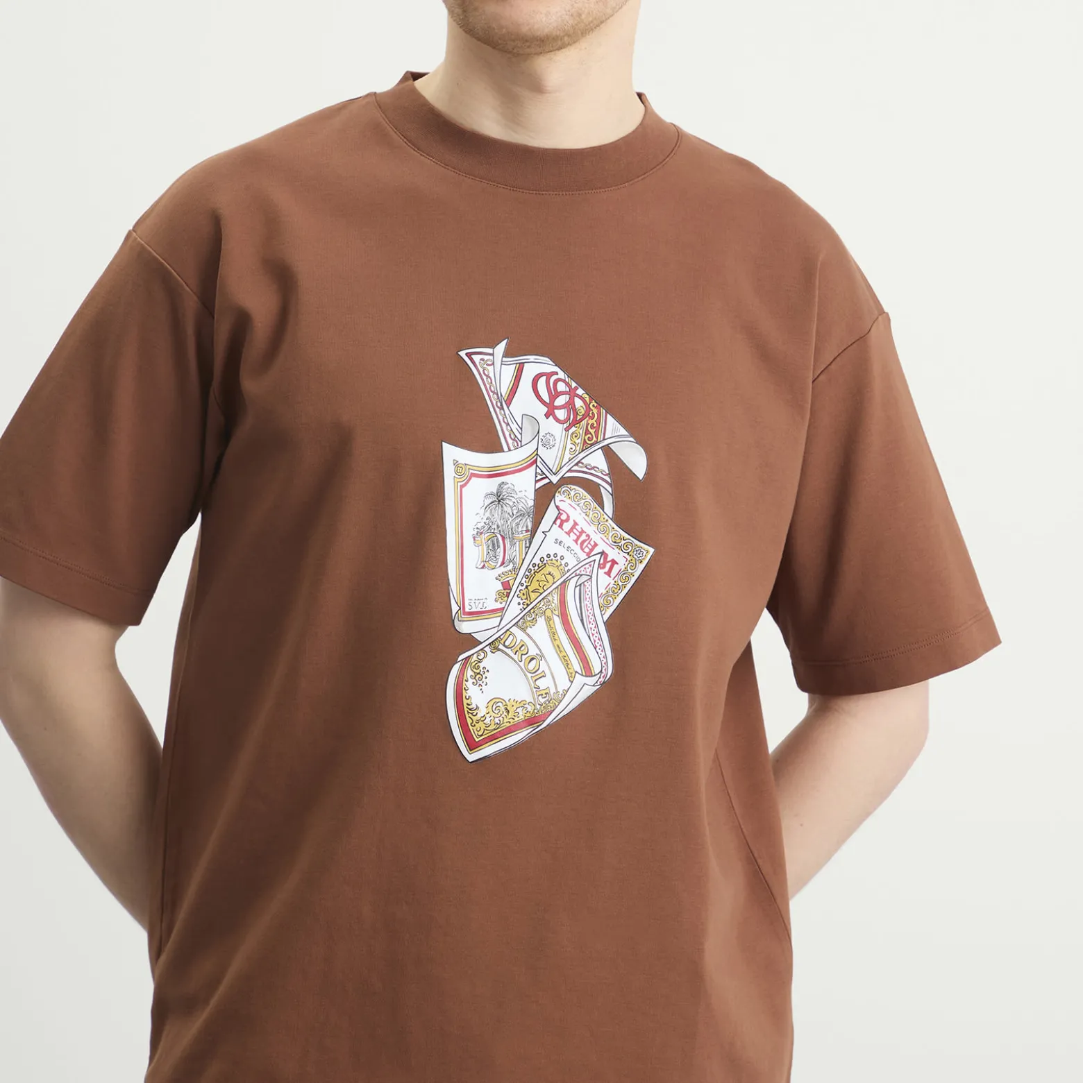 Drôle de Monsieur Rum Labels T-Shirt