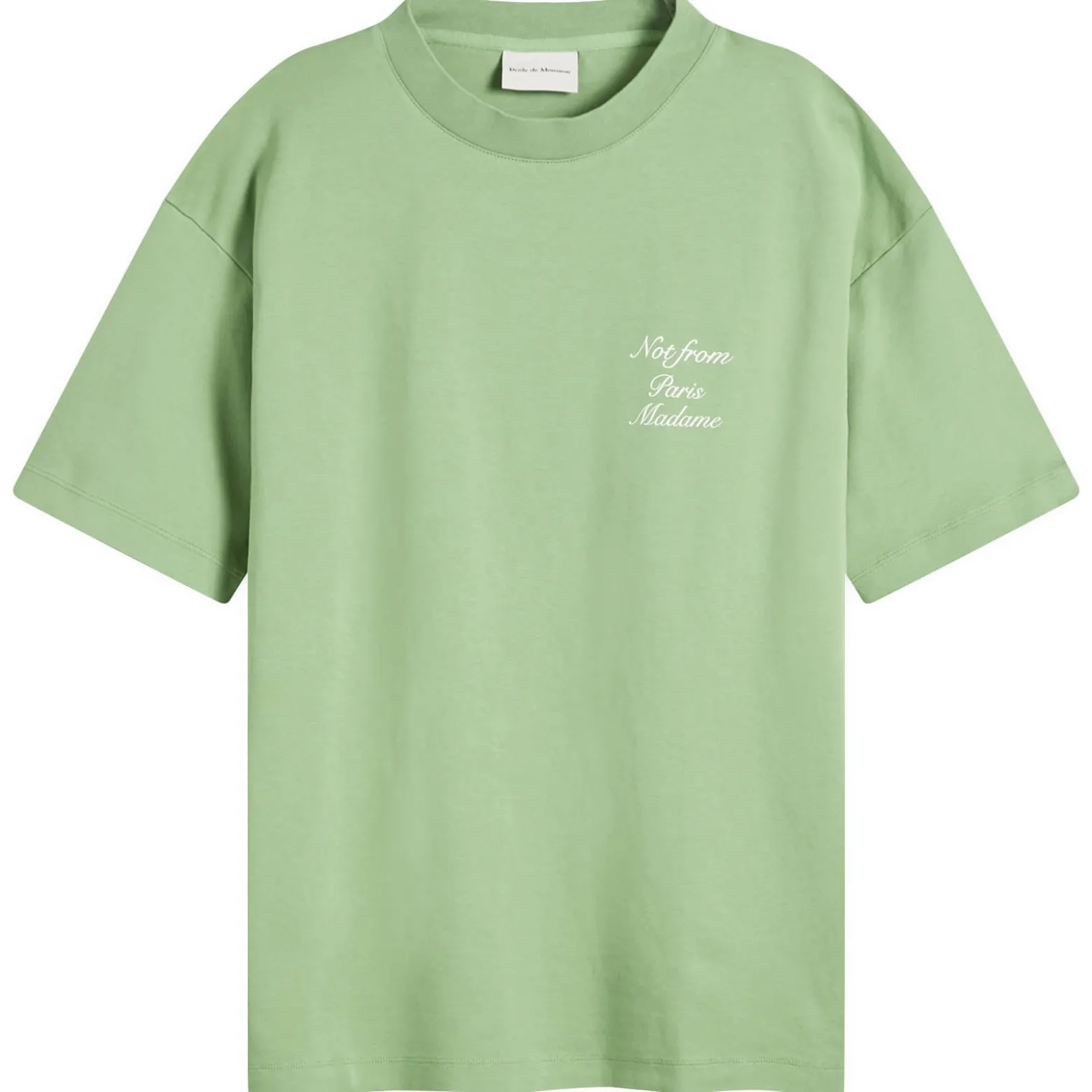 Drôle de Monsieur The Calligraphy Slogan T-Shirt
