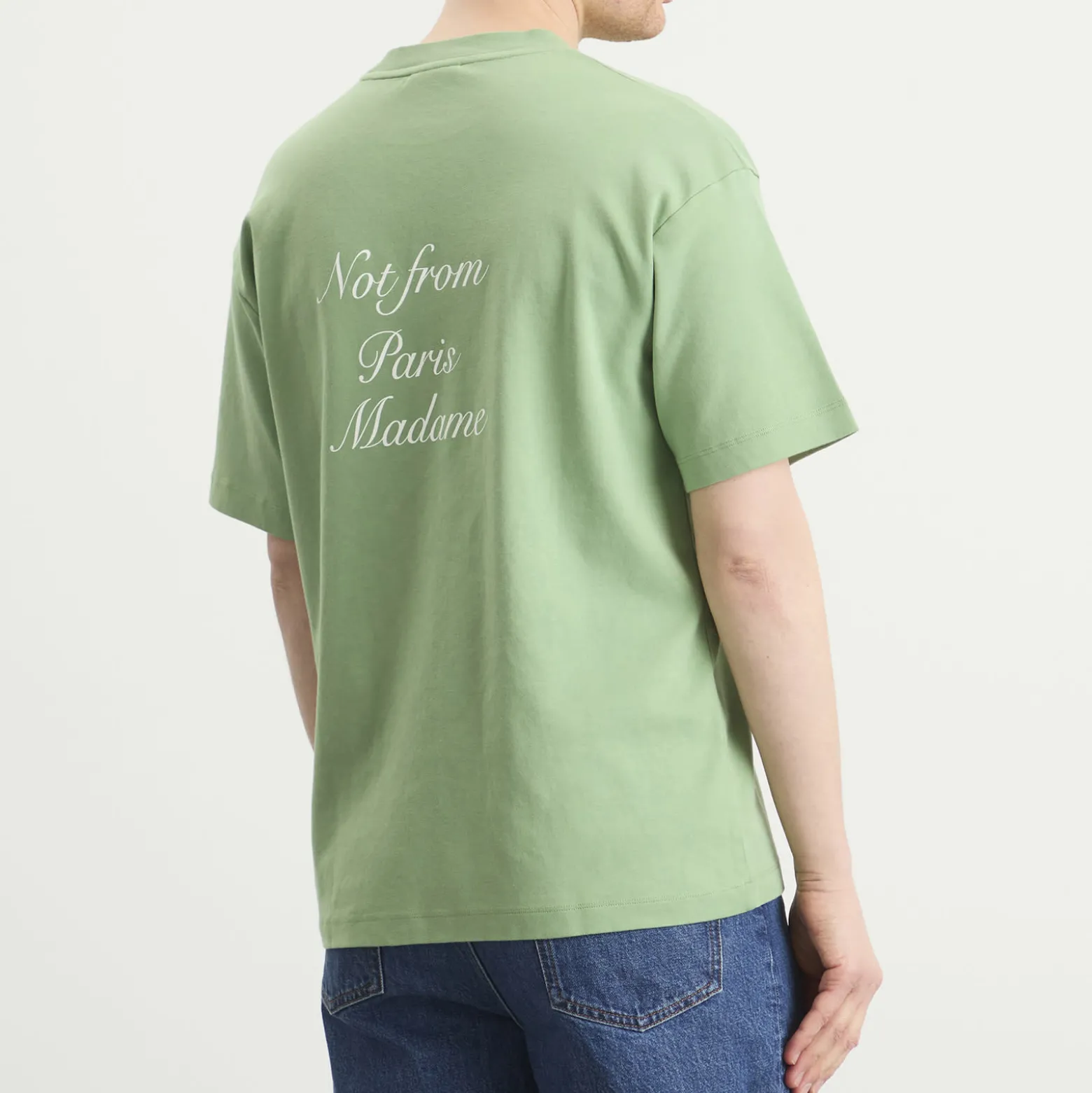 Drôle de Monsieur The Calligraphy Slogan T-Shirt