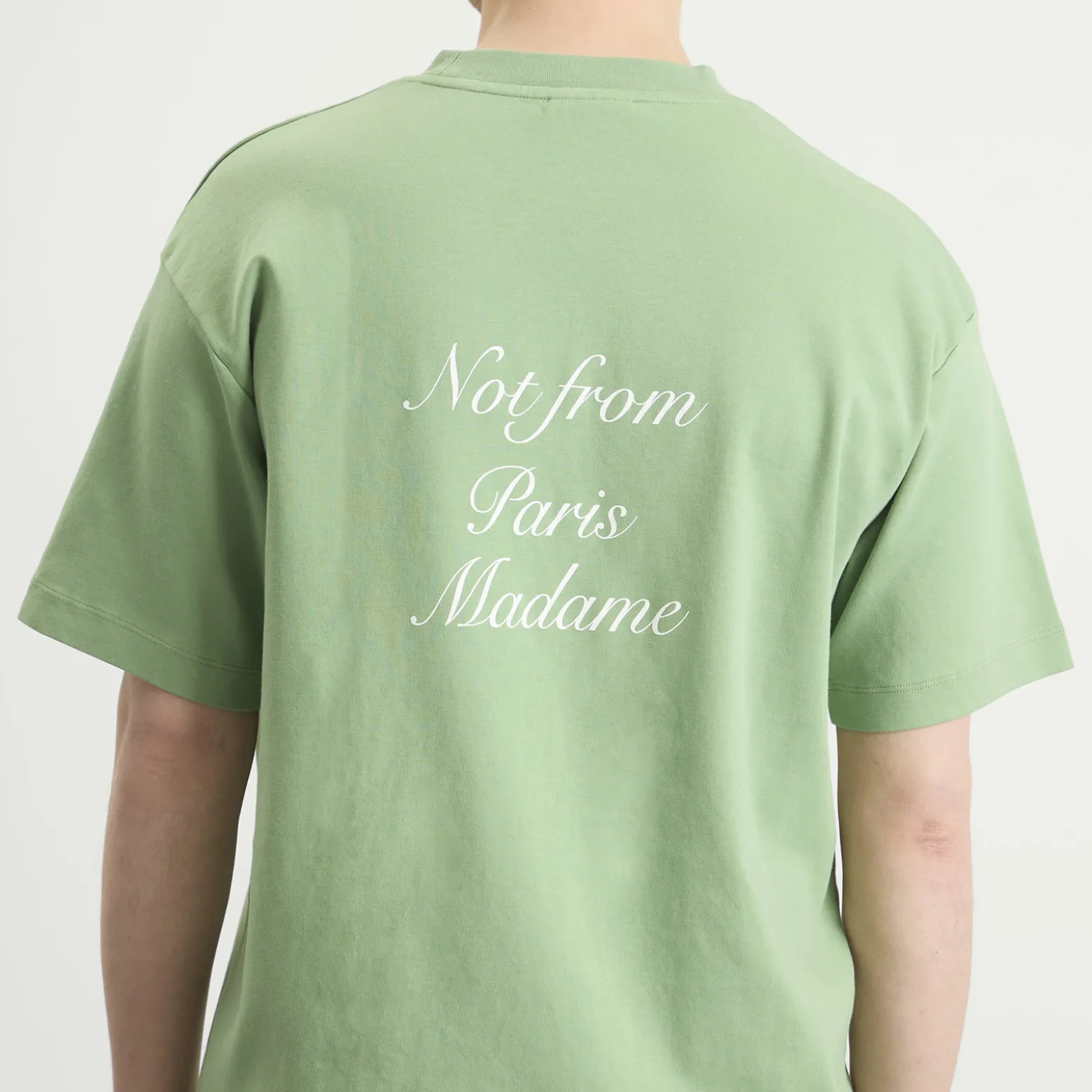 Drôle de Monsieur The Calligraphy Slogan T-Shirt