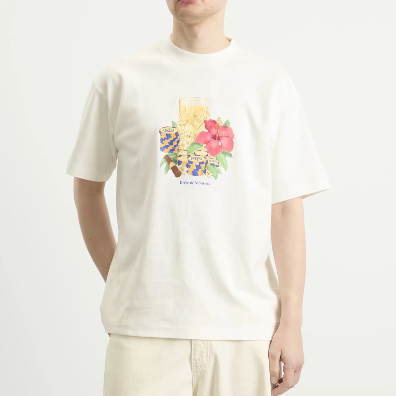 Drôle de Monsieur T-shirt Hibiscus Club