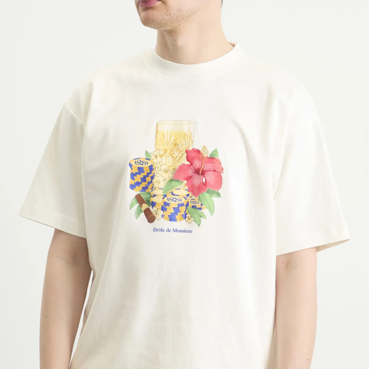 Drôle de Monsieur T-shirt Hibiscus Club