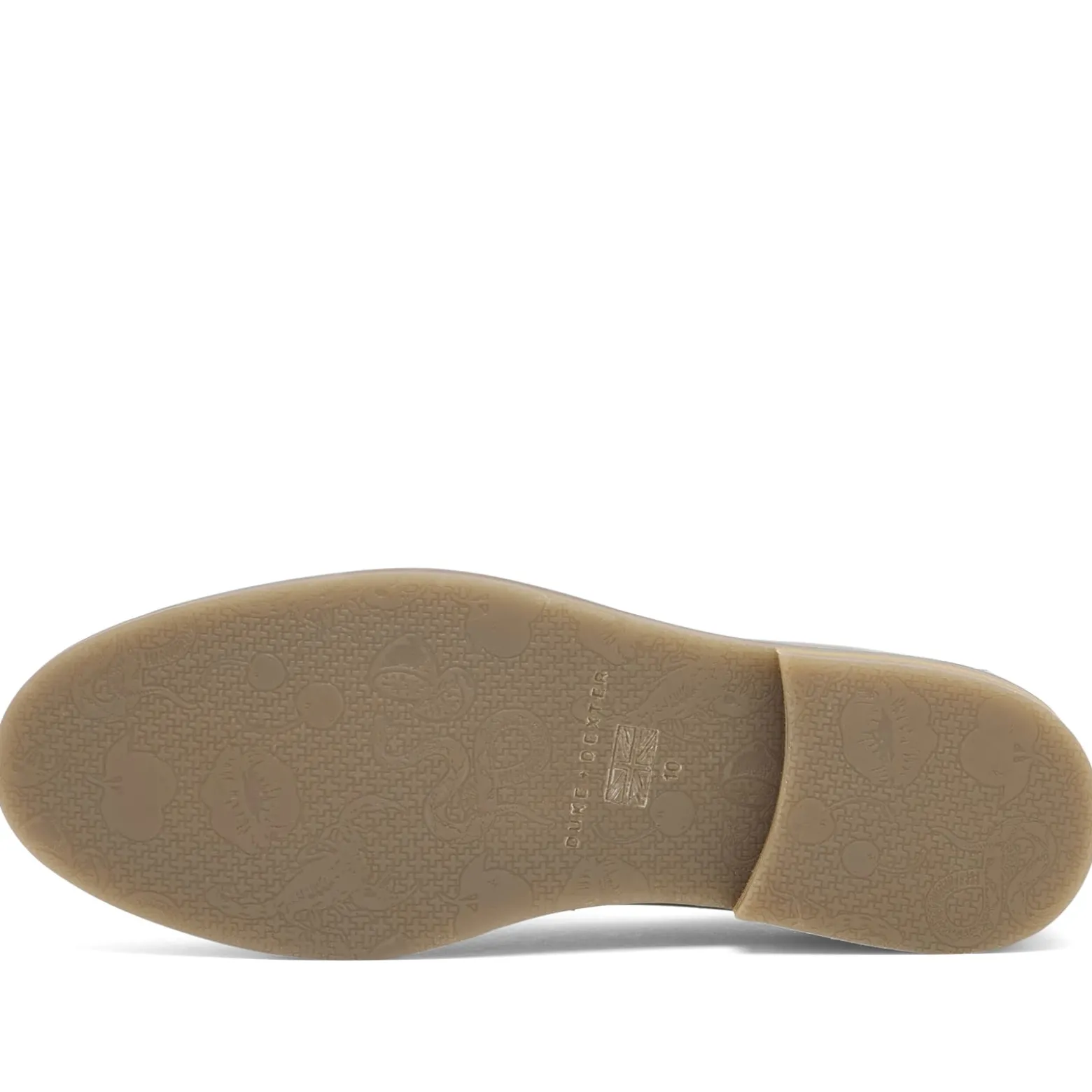 Duke + Dexter Wilde Chestnut Lemon Raffia Penny Loafer