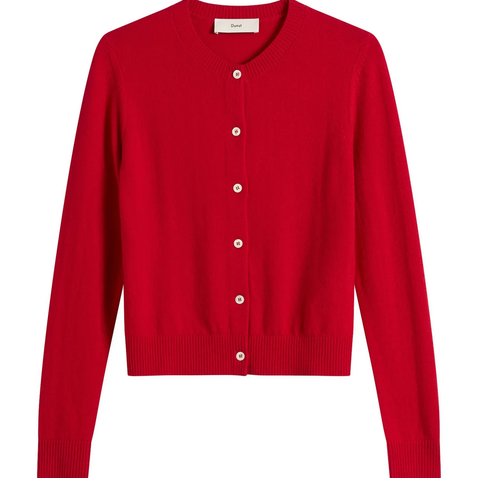 Dunst Essential Crewneck Knit Cardigan