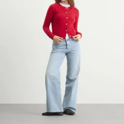 Dunst Essential Crewneck Knit Cardigan