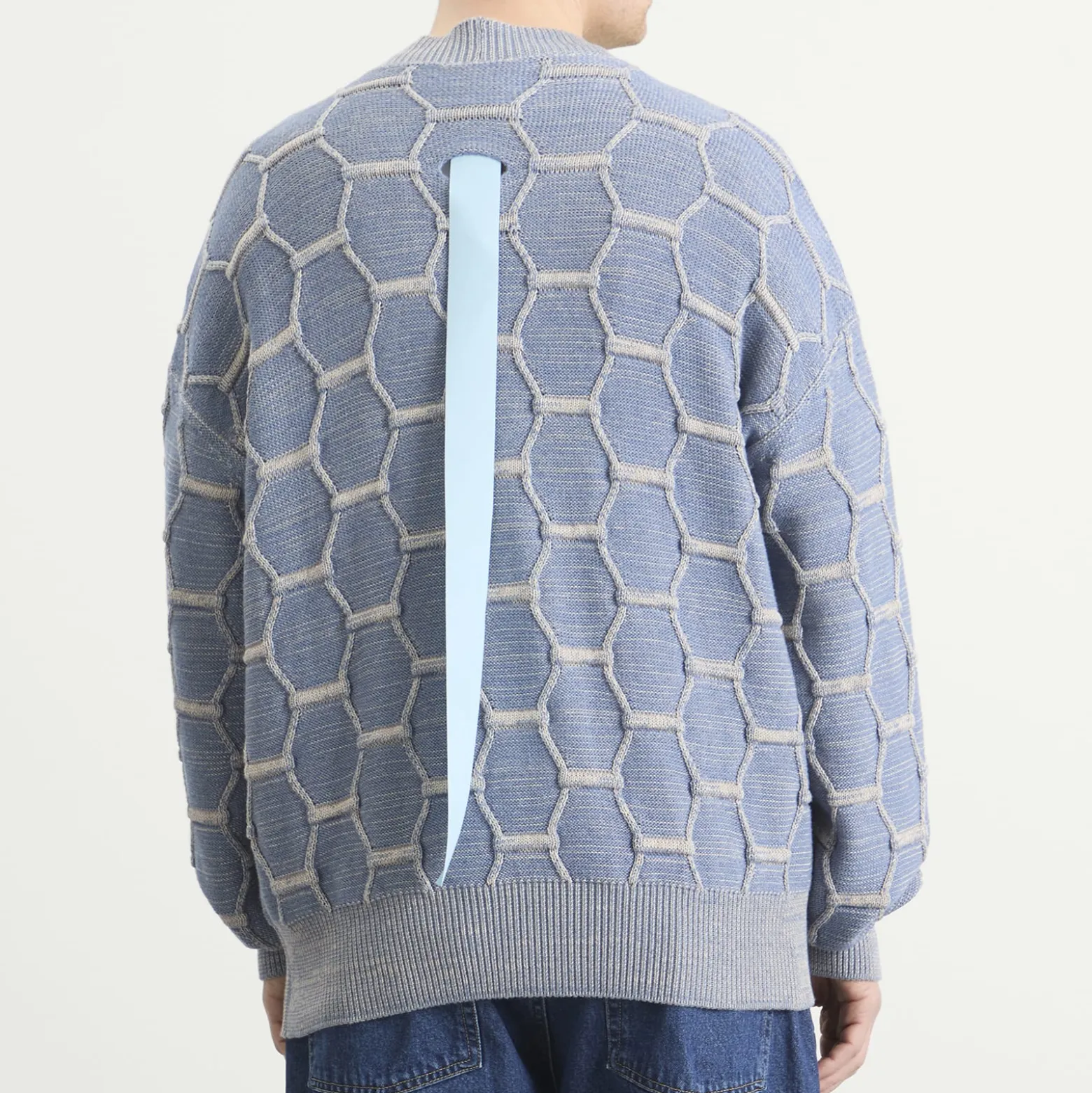EBiT Honeycomb Knit Cardigan