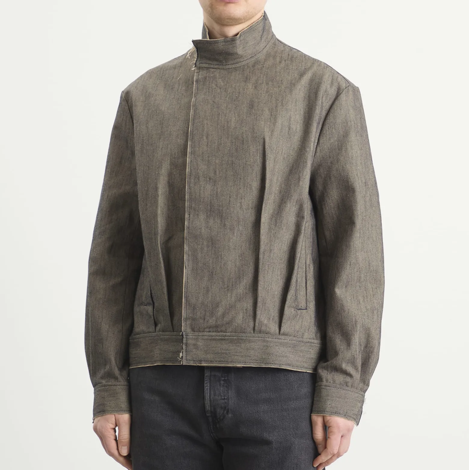 EBiT Inverted Pleat Gaberdine Jacket