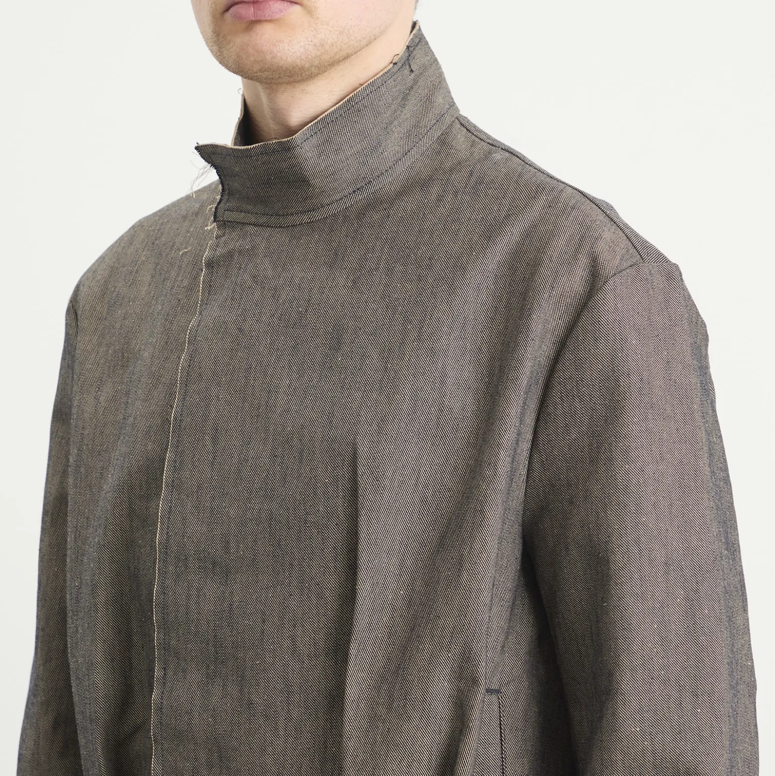 EBiT Inverted Pleat Gaberdine Jacket