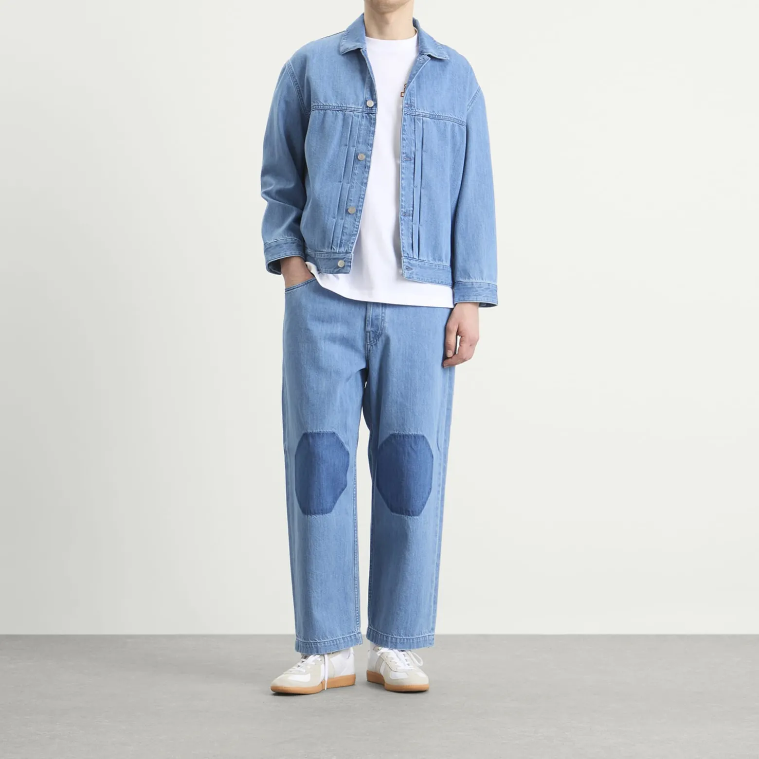 EBiT Octagon Patch Denim Jacket